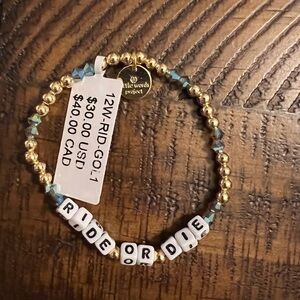 Ride or Die - Little Words Project Bracelet